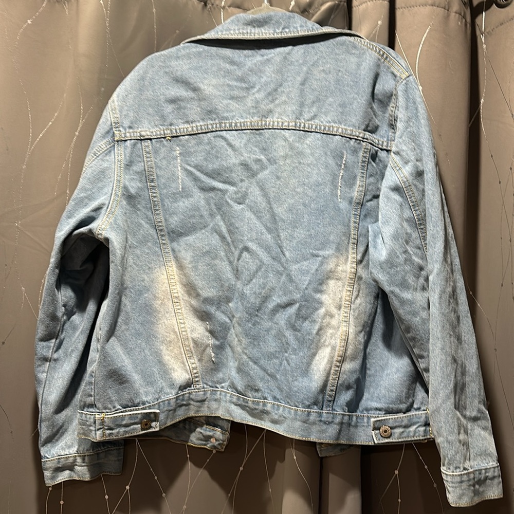 XL Jean jacket detachable hood - Picture 2 of 4